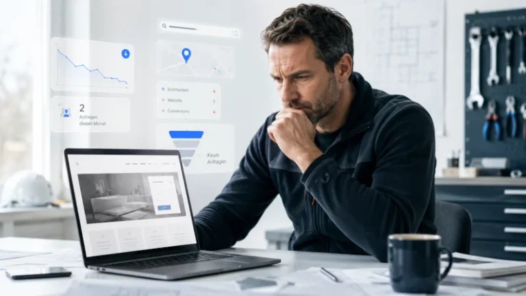 Warum Handwerker-Websites oft keine Anfragen bringen